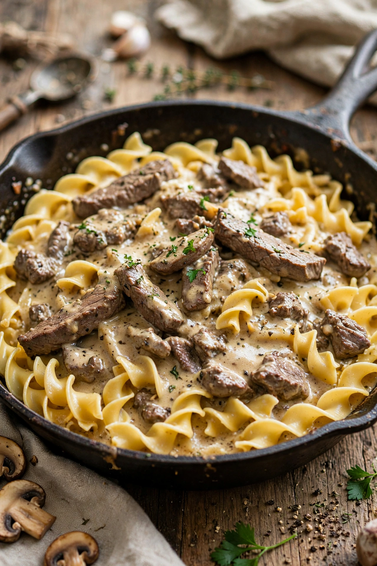 Easy Beef Stroganoff Recipe (Ready in 30 Minutes) 6 beef stroganoff recipe