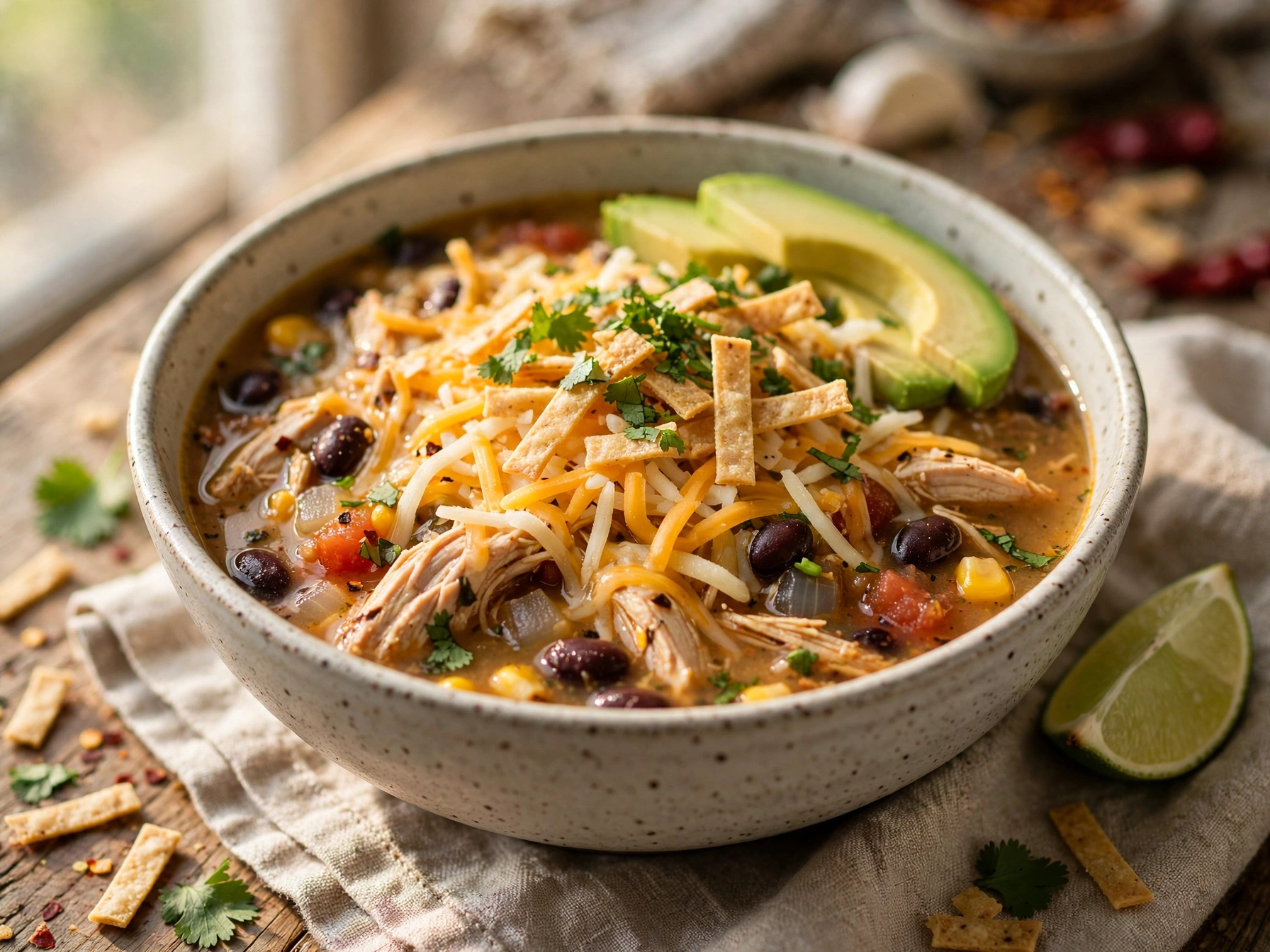 Best Chicken Taco Soup Recipe (Irresistible, 40 Min) 5 best chicken taco soup recipe with toppings