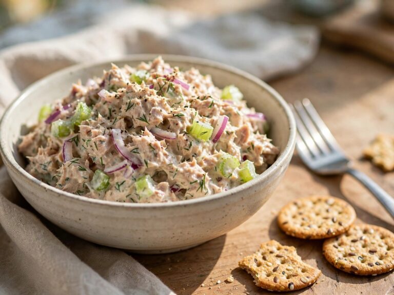 Best Tuna Salad Recipe (Irresistible, 15 Min) 8 best tuna salad recipe in a bow