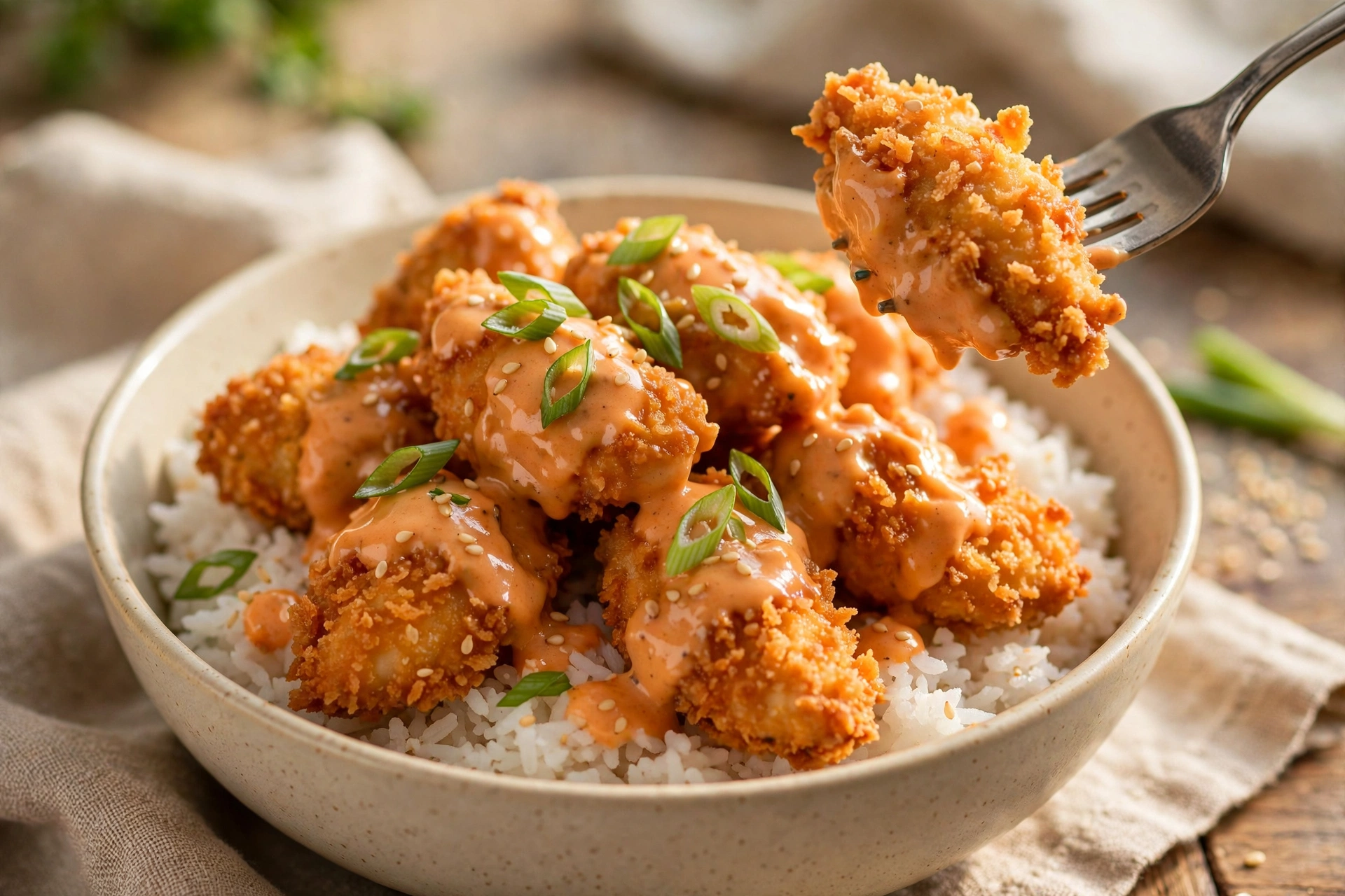 Easy Ultimate Bang Bang Chicken Recipe With a Sauce You'll Want on Everything (35 Min) 1 easy bang bang chicken recipe in creamy sweet chili sauce over rice