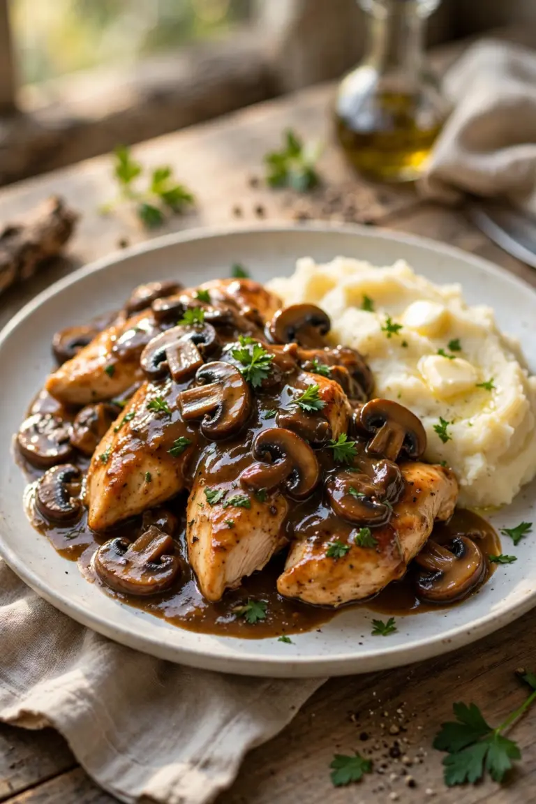 perfect chicken marsala recipe with mushroom sauce