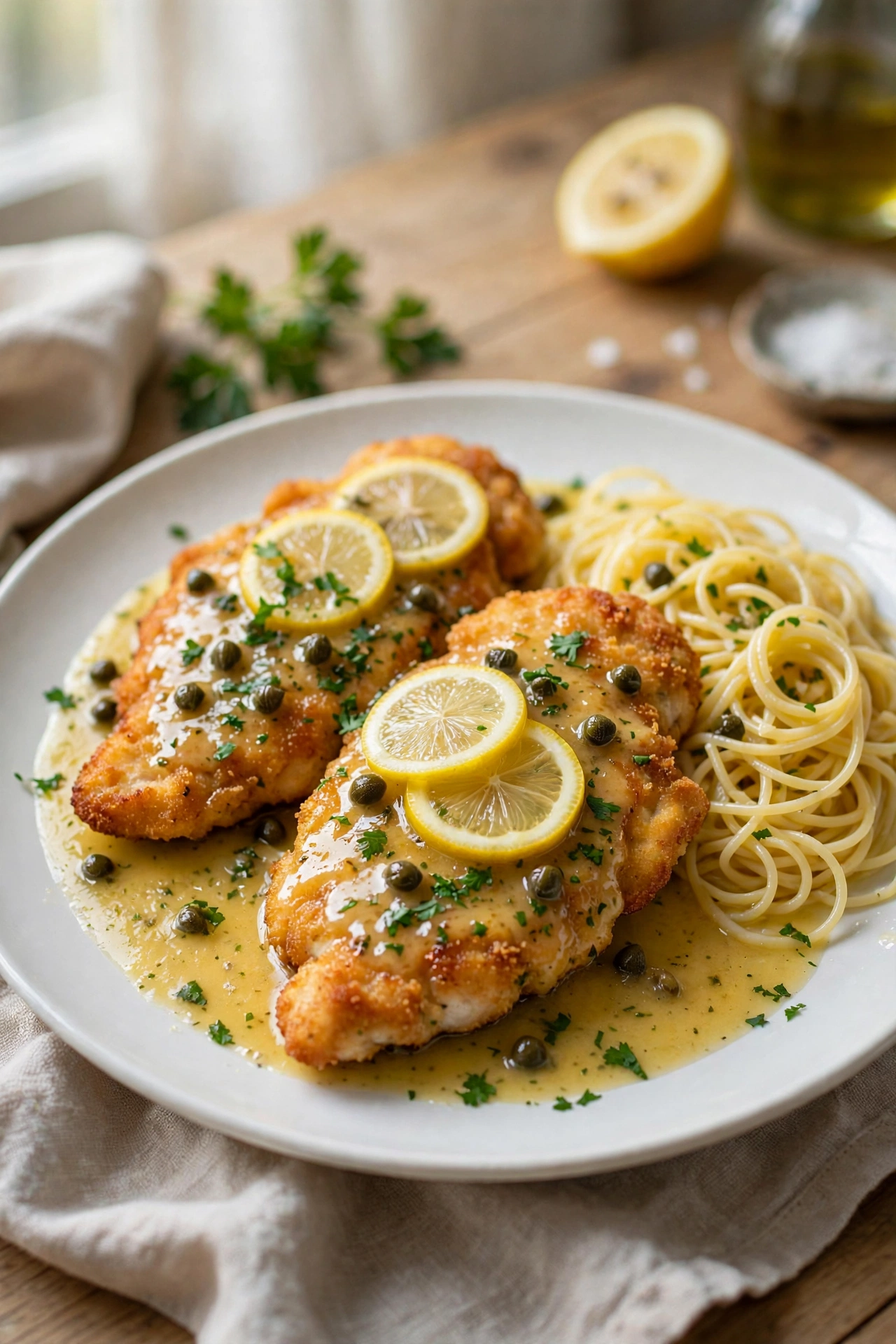 Classic Foolproof Chicken Piccata Recipe With a Bright Lemon Butter Sauce (40 Min) 5 chicken-piccata-recipe