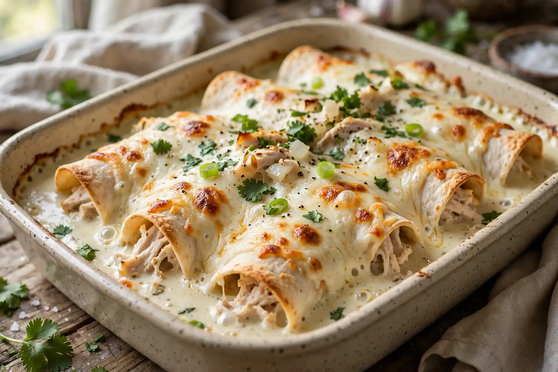 white chicken enchiladas recipe baked